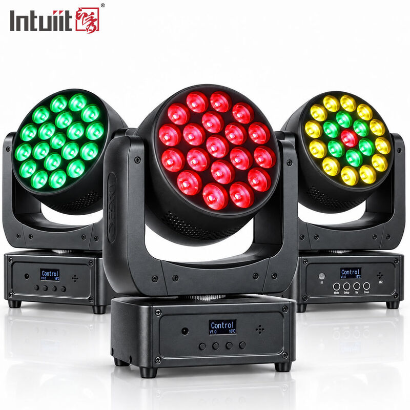 19x8w Rgbw 4in1 Moving Head Wash Light Dj Disco Led Stage Lights