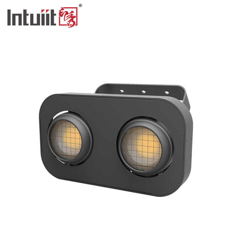 2x90W Customized 2 In1 RGB 2 Eyes LED Audience Blinder Light For Live Show TV Station