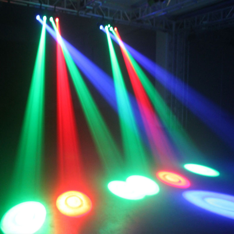 55W Beam Stage LED Effect Light DMX 4 Eyes RGB 3 In 1 Beam Light For Disco DJ Bar KTV