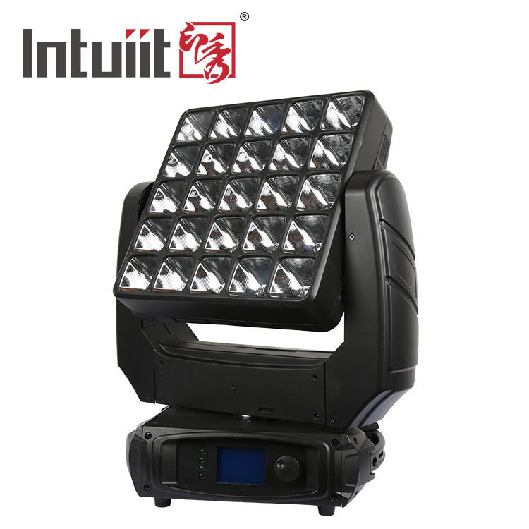 RGBW 4 In 1 5×5 LED Matrix Moving Head Stage Effect Light