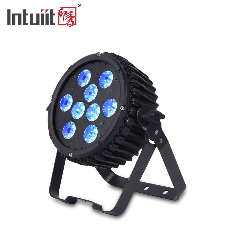 Outdoor 9 LED RGBWA Good Color Mixing Compact LED Par Can Stage Light