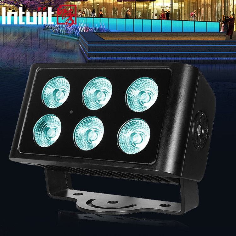 LED Lighting Factory Outdoor LED Flood Light 6*5W 4-IN-1 RGBW