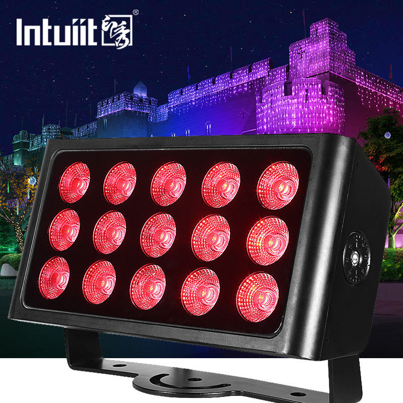 4 Color Rgbw 4 In 1 Outdoor Led Wash Effect Stage Flood Light 15pcs 80watt Dmx For Live Events