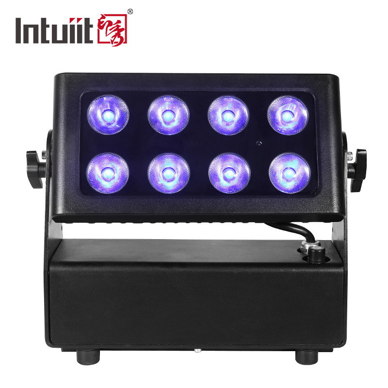 IP65 Waterproof Outdoor Wall Washer 8*15W 4 In 1 RGBW Led Battery Wall Stage Light