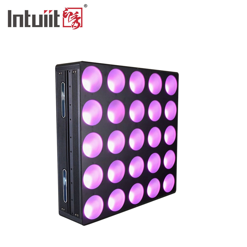 RoHS LED Blinder Pixel 25pcs 10W 4 In1 RGBW COB Matrix 5x5 Dmx Nightclub Disco Stage Lights