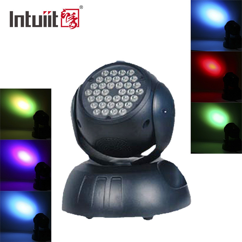 DMX512 Stage LED Effect Light 36x3W RGB 4 In 1 Moving Head Zoom Wash