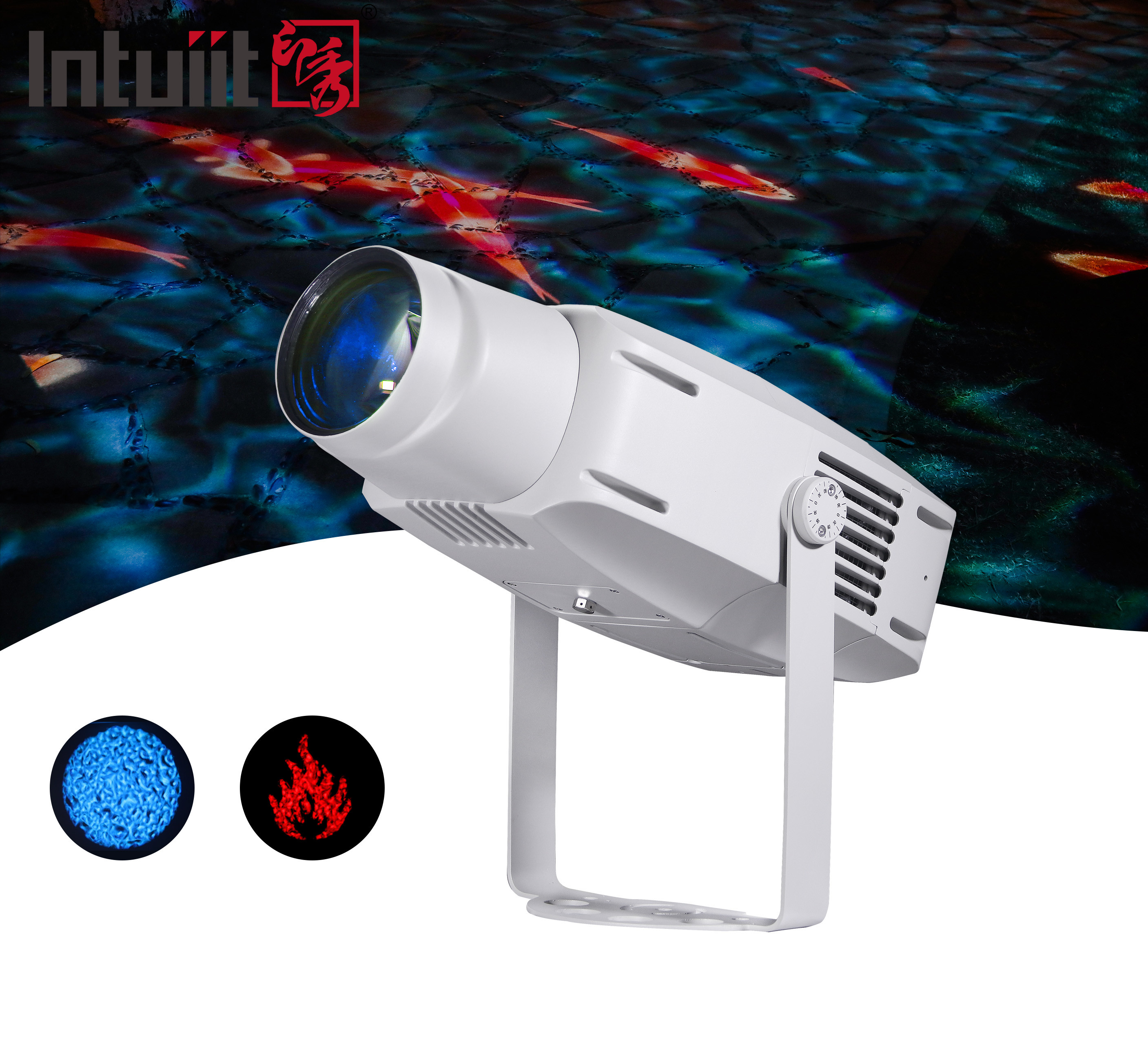 400W Waterproof Outdoor Ocean Wave Water Ripple GOBO Logo Projector Light