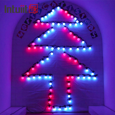 15m 20 Pixels Outdoor Stage Led RGB Lights Waterproof String Lamp For Decoration