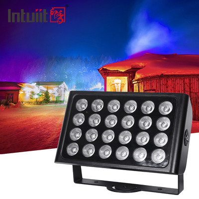 160w Outdoor Stage Led Flood Light 24pcs*10w Rgbw 4-In-1 Led Flood Light