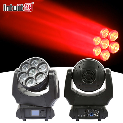 Led Moving Head Light 7x40w RGBW 4in1 Sharpy Beam With Zoom Wash Stage Lighting DJ Lights