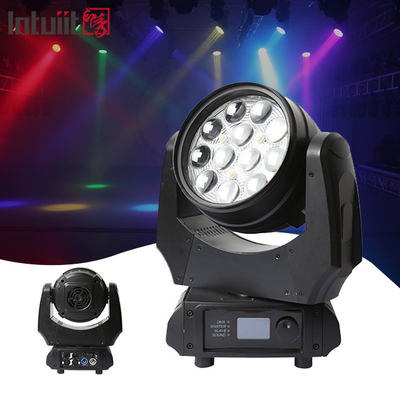 Led Wash Par 4In1 12X10W Zoom Rgbw Led Wash Moving Head Light For Dj Disco Stage Lighting