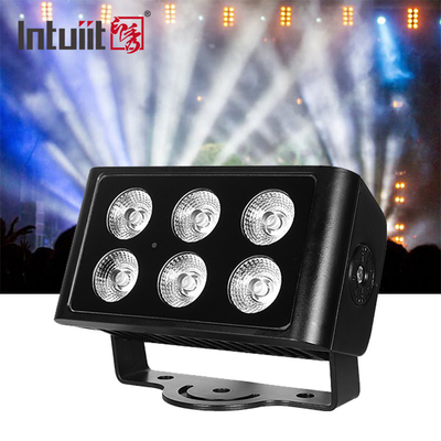 Waterproof RGBW LED Flood Light RGBW 4in1 City Color Light 6*5w Outdoor LED Wall Washer Stage Lights