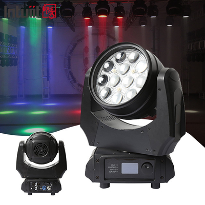 Led 12x10W 4in1 RGBW Washer Zoom Moving Head Stage Light For DJ Disco Night Club Wedding Church Theater Party