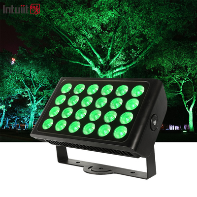 Waterproof 24pcs 160w LED Flood Light RGBW 4 In 1 City Color Light 24*10w Outdoor LED Wall Washer Stage Lights