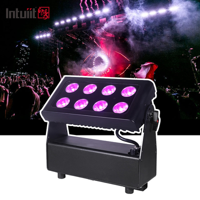 8X15W RGBW 4-in-1 LED Uplights Battery Powered Stage Lights DJ Lights Remote And DMX Control
