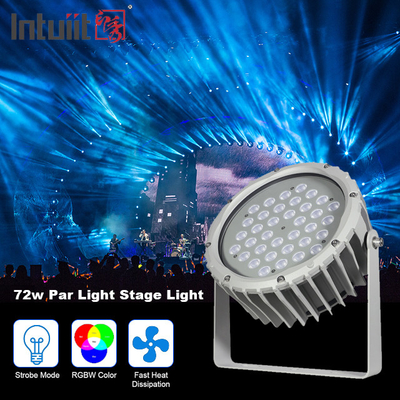 Facade Landscape DMX512 RGBW Controlled Waterproof IP65 Outdoor 72W LED Flood Light