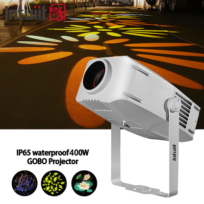 Waterproof 400W Rotating Image Logo FLoor Gobo Projector Outdoor For Advertising