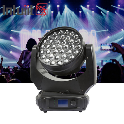 Professional 37x10W High Power Wash Moving Head Light For Concert Stage Lights Equipment