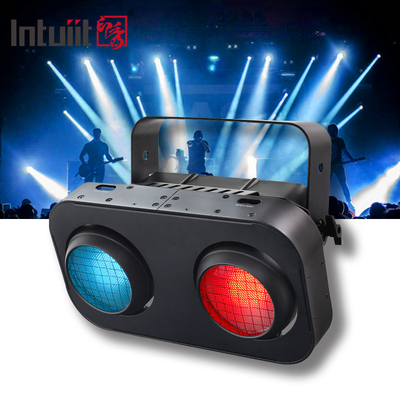 Dmx512 Strobe Amber Warm White 2x90W 2 Eyes Led Audience Blinder Light Led Cob Blinder