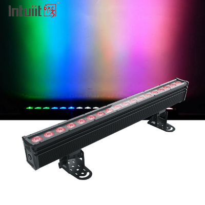18×10W RGBW 4in1 Waterproof Outdoor LED Wall Wash Light DMX Stage Outdoor Pixel LED Bar Lighting IP65 Projection Lights