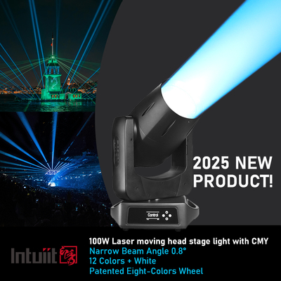 New IP66 Waterproof 100w Laser Beam Moving Head Light Outdoor Dmx Stage Lighting Equipment
