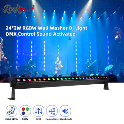 24*2W RGBW 4in1 Led Wallwasher Bar