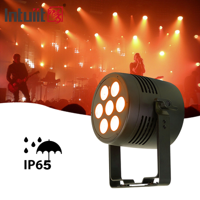7x20w IP65 DMX512 Stage Bar Party Lights Rgbwa-uv 6in1 Led Par Can Light Dj Disco Party