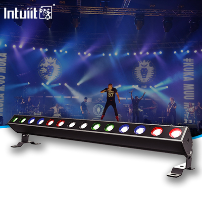 Hot Selling DMX Effect Pixel Bar Color Changing Wash Bar 14pcs 10w Led RGBW 4in1 Wall Washer Lighting