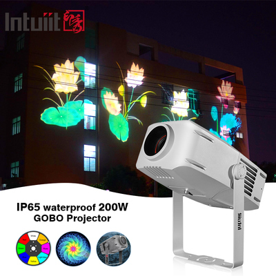 Waterproof IP65 LED Gobo Projector Light High High Brightness 200W for Outdoor Landscape Stage