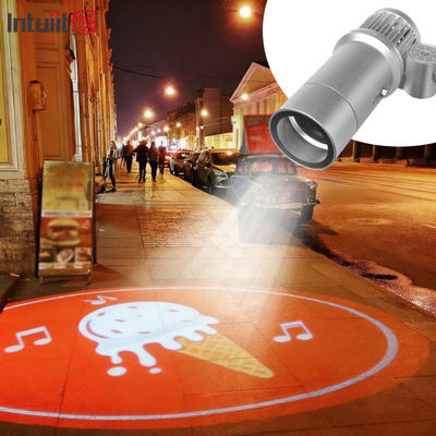 60W Outdoor Gobo Projection Light Advertising Sign Light Waterproof Rotating Led Sign Projector Pattern Door logo Spotlight