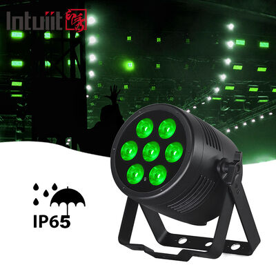 IP65 Waterproof Professional Stage DJ Disco Lights 7*20W RGBWA UV 6in1 LED Par Lights with DMX512 Control