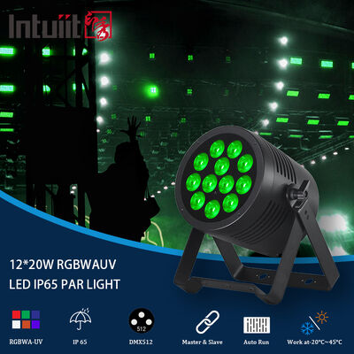 Outdoor LED Par IP65 Waterproof Led Par 12x20w RGBWA UV 6IN1 DMX Led Par Light