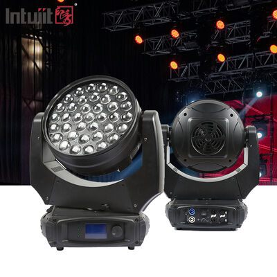 Professional 37x10W RGBW 4in1 LED Zoom Wash Moving Head Light DMX512 Stage Lighting for DJ Disco Event Wedding Party Show