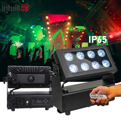 8x15W Battery Powered LED Flood Light Outdoor Wireless RGBW 4in1 Rechargeable Uplight Par Luces LED para Fiestas DJ