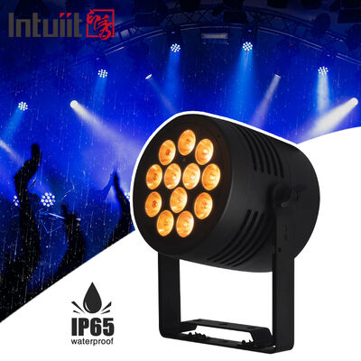 12*20W RGBWA+UV 6in1 LED Par Light IP65 Outdoor Waterproof DMX512 Stage Uplighting for Wedding DJ Party