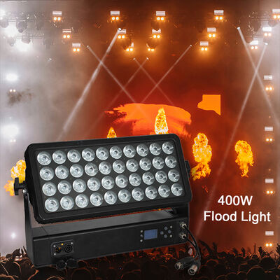 Professional Outdoor IP65 Waterproof 40x10W 4-in-1 RGBW LED Flood Light Wall Washer for Architectural City Landscape Lighting