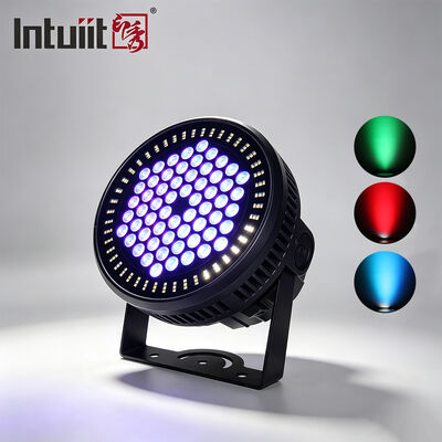 60*12W RGBW 4in1 IP65 Outdoor LED PAR Can Uplighting Set DMX512 Stage Wash Light for Wedding Event Building Facade