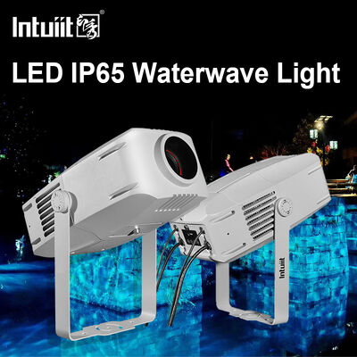 Outdoor IP65 Water Wave Effect Projector | RGBW LED, 60W to 400W Options, DMX512, Moving Ripple Light for Facades, Gardens