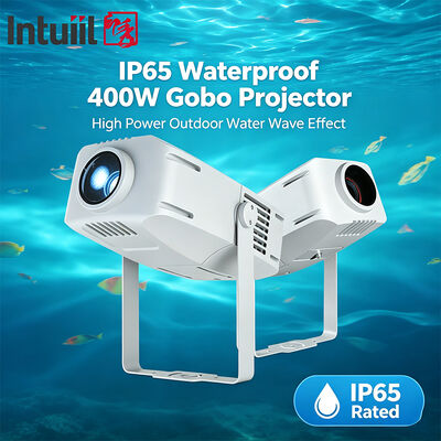 400W IP65 Water Wave Projector Light — LED DMX512 Outdoor Dynamic Ripple Effect for Building, Pool & Stage