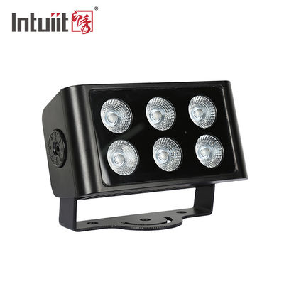 Waterproof 6 × 5 Watt RGBW 4 In 1 LED Stage Flood Lights