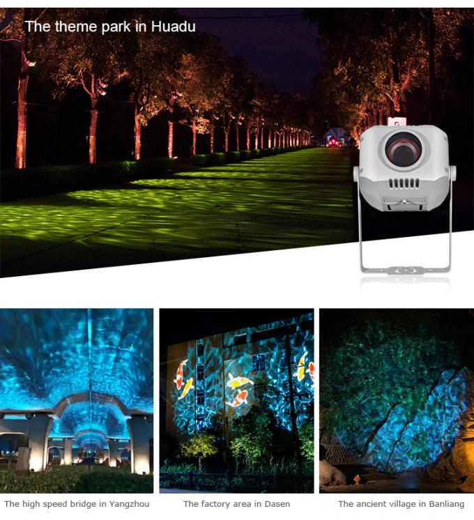 LED Water Wave Gobo Projection Light For Outdoor